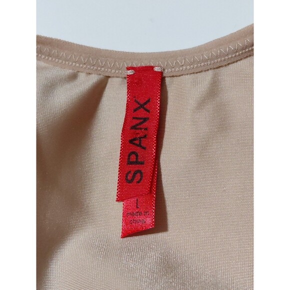 Spanx Slimplicity LG Tan No Cling Open Bust Waist Slimming Camisole Bodyshaper - Picture 12 of 12